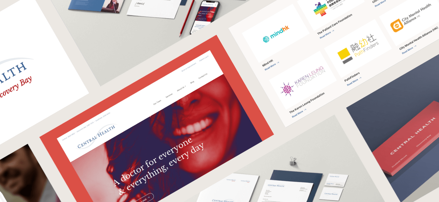 Medical Website Hero Design