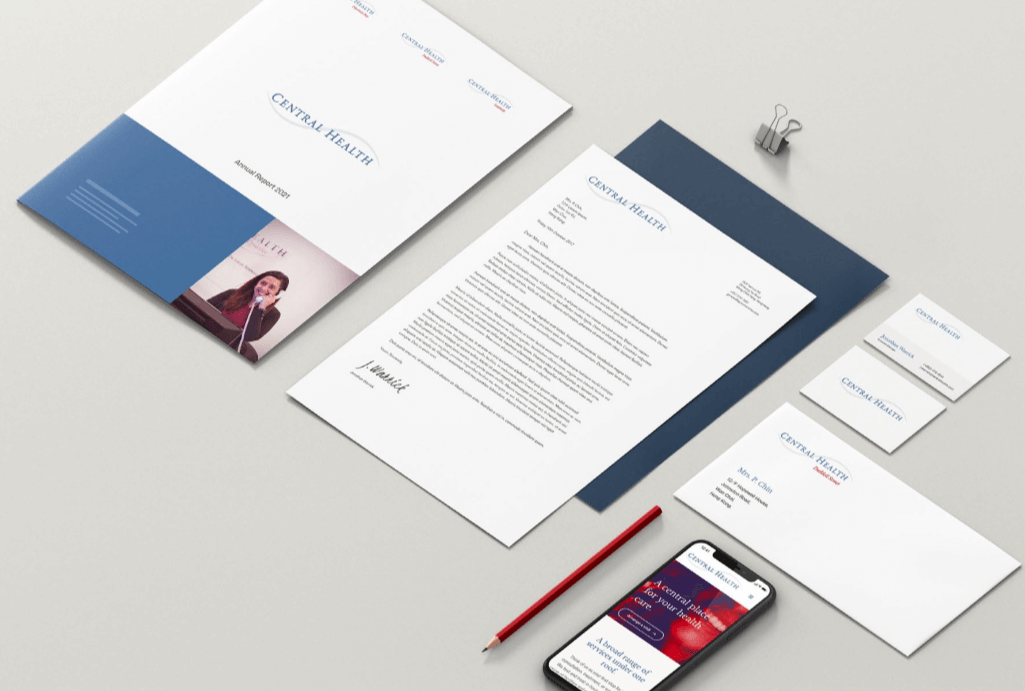 Medical Website collateral design